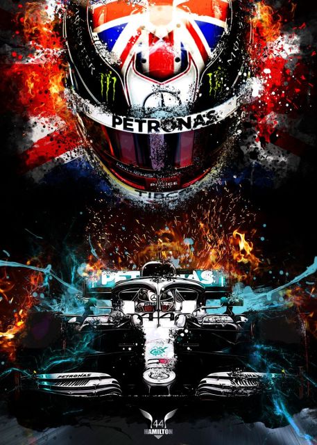 Lewis Hamilton Poster