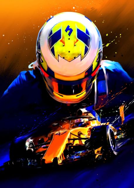 Lando Norris Poster